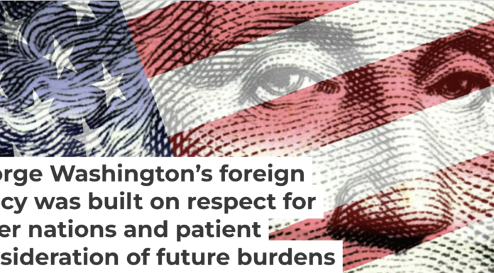 George Washington believed restraint was the truest measure of American national interest. Elizabeth Fernandez/Getty Images